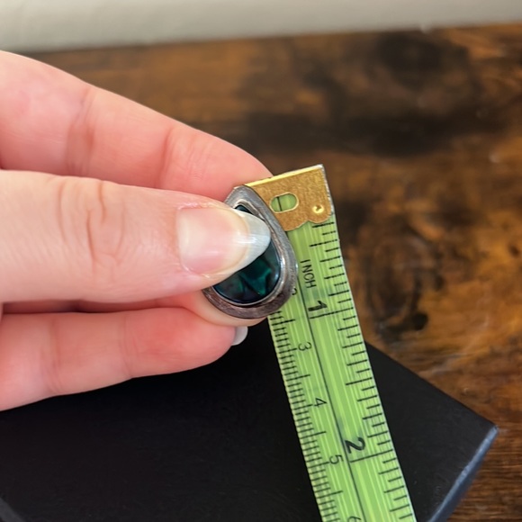 Western Turquoise Sterling Silver Abalone Jewelry - Picture 14 of 15